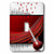 3dRose lsp_152762_1 A Guitar Against A Red Background with Floating Musical Notes Single Toggle Switch