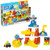 Mega Bloks Peek A Blocks Schoolhouse Preschool Building Set with Slide
