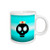 3dRose Nurse Skull Ceramic Mug, 15-Ounce