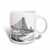 3dRose Golden Gate Bridge San Francisco Line Art Magic Transforming Mug, 11-Ounce