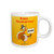 3dRose mug_60019_2 Happy Thanksgiving Turkey Ceramic Mug, 15-Ounce