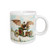3dRose mug_102667_1 Vintage Steampunk Flying Machine Dirigible Design Ceramic Mug, 11-Ounce