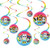 Beanie Boos Hanging Swirl Decorations (12pc)