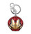 Marvel Avengers 2 Hulkbuster Colored Pewter Key Ring Action Figure