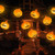 SIEBIRD Halloween String Lights, 9.8ft 20 LEDs Battery Operated Pumpkin String Lights, Halloween Decorations Lights for Autumn Party Indoor Outdoor (2 Modes Steady/Flickering Lights)