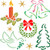 Christmas Decor Stencil - 8.5 x 8.5 inch (L) - Mix Media Layering Christmas Card Stencils
