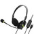 HelloCreate Computer Headset, USB Headset with Microphone, On-Ear Headphone with Mic Switch Volume Control for Desktop PC Laptop