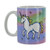 Paladone Unicorn Dress Up Mug, Ceramic, Multi-Colour, 8 x 12 x 10 cm
