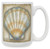 Art Plates "Clam Shell" Ceramic Coffee Mug, 15 oz