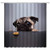 BST Cute Dog Shower Curtain Pug Puppy Pet Lovers Funny Dog Animal Creative Grey Tan Bathroom Curtains Decor Polyester Fabric Quick Drying 70X70 Inches Include Hooks