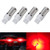 T20 7443 7444NA LED Light Bulbs Red Automobile light bulbs Turn Side Lamp Car Reverse Lamp Turn Signals Light Source (pack of 4)