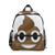 MOFEIYUE Kids Backpack Funny Happy Poop School Bag Kindergarten Toddler Preschool Backpack for Boy Girls Children