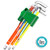 LAOA 9PCS Colored L-Wrench Hex Key Set (9pcs colored hex key set)