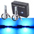 labwork 2pcs Extreme Super Bright LED H1 Headlight Bulbs - Kit High/Low Beam H1 LED Bulb LED Headlights Bulbs Lamp Replacement - 8000K Ice Blue