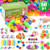 Satkago Filled Easter Eggs, 60Pcs Prefilled Easter Eggs Easter Basket Stuffers for Toddlers Easter Gifts Bulk for Kids