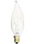 HC Lighting - E12 Candelabra Base 10 Watt Clear Flame Tip 130 Volt Decorative Chandelier Light Bulb (10 Pack)