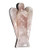 ZAICUS Rose Quartz Hand Carved Gemstone Pocket Angel for Reiki Healing Natural Gemstone Guardian Peace Healing Statue Figurine Reiki Healing Good Luck Wealth Spiritual Gift Home Decoration 2-2.5 Inch