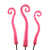 Georgetown Home & Garden Miniature Fiddlehead Stakes Garden Decor in Assorted Styles, Pink