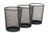 Pack of 3 Round Mash Waste Basket Trash Can Recycling Bin Perfect for Home/Office Wastebasket Recycling Bin Trash Can Bin Wastebasket Trash Cans Waste Basket Bin Trash