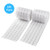 Sticky Back Coins Hook and Loop Dots Self Adhesive Dot Tapes Roll 3/4" Diameter 500pcs(250 Pair) - White