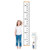 MIBOTE Baby Growth Chart Handing Ruler Wall Decor for Kids, Canvas Removable Height Growth Chart 79" x 7.9"
