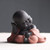 Noiacdo Ceramic Little Cute Buddha Statue Monk Figurine Creative Baby Crafts Dolls Ornaments Gift Chinese Delicate Ceramic Arts and Crafts