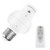 Remote Control Light Lamp Socket E27 Bulb Base,Light Socket Base Adapter with Hand Remotes, No Wiring, Expandable Wall Mounted Wireless Controlled Ceiling Light (E27, White)