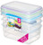 Sistema Food Storage, Polypropylene Assorted, 1L x 3