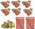 Christmas Theme Notebooks, Pencils & Stickers Bundle for Kids Stocking Stuffer Toys or Activities (148 Pieces Total - 24 Notepads, 24 Pencils & 1 Roll of 100 Stickers)
