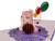 iGifts And Cards Cute Happy Pink Pig with Balloons Birthday 3D Pop Up Greeting Card - Awesome, Fun, Cool, Best Wishes, Unique, Funny, Half-Fold, Celebration, Son, Daughter, Best Friend, Congratulation