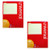 Universal File Folders, 1/5 Cut Assorted, One-Ply Top Tab, Letter, Manila, 100/Box (12115), 2 Pack