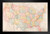 Pyramid America Map of United States 1896 Art Print Black Wood Framed Poster 20x14