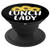 Cute Lunch Lady - Work or School Cafeteria - Sunflower PopSockets Grip and Stand for Phones and Tablets