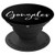 Gonzales Personalized Gift First Last Name Black White Text PopSockets Grip and Stand for Phones and Tablets