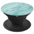 Chic Teal Green & White Marble Inspired Stone Ghost Design PopSockets Grip and Stand for Phones and Tablets