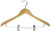 Whitmor Wood Suit Hangers with Clip, S/2