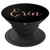 Erin Personalized Blush Pink and Black Custom First Name PopSockets Grip and Stand for Phones and Tablets