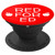 Red For Ed Proud Public School Teacher Supporter on Red PopSockets Grip and Stand for Phones and Tablets