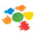 RINCO Pack 144 Space Ships 1.5 Inch Plastic Ufos in Assorted Colors