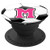 Girls Soccer Ball Letter M Pink Monogram Name Initial Gift PopSockets Grip and Stand for Phones and Tablets