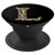 Leopard Cheetah Print Letter L Initial Rustic Monogram Gift PopSockets Grip and Stand for Phones and Tablets