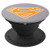 Superman Light Orange & White Shield PopSockets Grip and Stand for Phones and Tablets