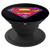Superman Neon Distress Logo PopSockets Grip and Stand for Phones and Tablets