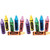 Rhode Island Novelty Crayon Shaped Erasers | Assorted Colors | 2.5 Inch | 12-Pack