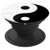 Cool Yin Yang White Stone Marble Spiritual Chinese Symbol PopSockets Grip and Stand for Phones and Tablets