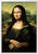Leonardo Da Vinci Mona Lisa White Wood Framed Poster 14x20