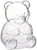 amscan Bear-Shaped Plastic Container | Clear | Party Accessory | 12 Ct.