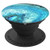 Turquoise Blue Agate Geode Gemstone PopSockets Grip and Stand for Phones and Tablets