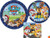 Paw Patrol Plates and Napkins Party Bundle with Lunch and Cake Plates for 8 Guests