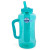 Cool Gear Big Swig EZ-Freeze Hydrate 64oz Water Bottle BPA Free with Twist and Lock Feature (Teal or Blue)(Teal)